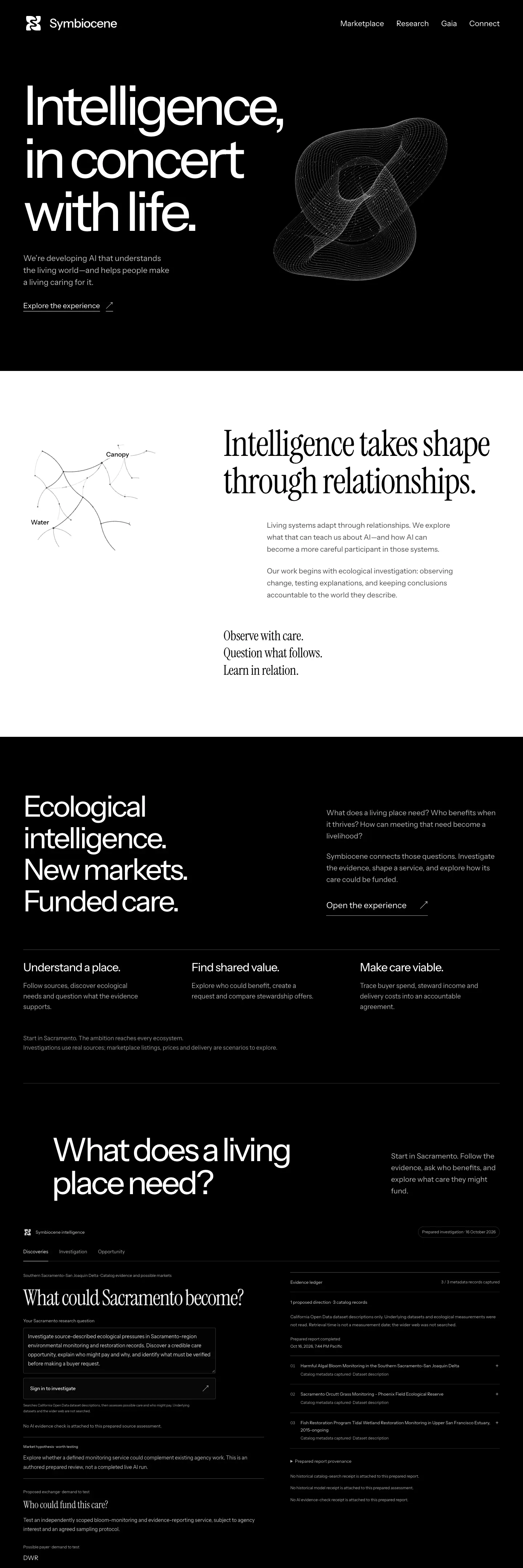 Symbiocene website
